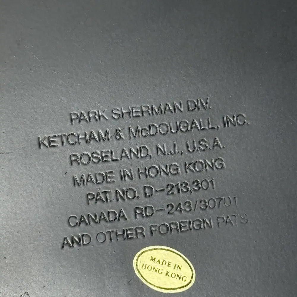 Vintage Park Sherman Index Phone Address Book Desk Organizer Pop Up McDougall